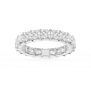 Harlow Princess Lab Grown Diamond Shared Prong Eternity Band