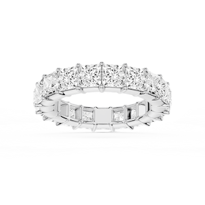 Harlow Princess Lab Grown Diamond Shared Prong Eternity Band