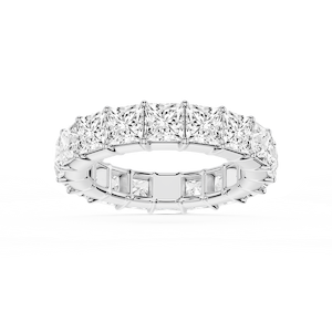 Harlow Princess Lab Grown Diamond Shared Prong Eternity Band