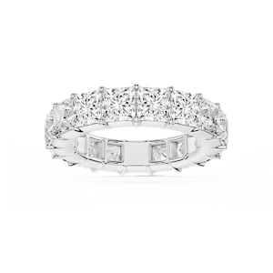 Harlow Princess Lab Grown Diamond Shared Prong Eternity Band