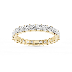 Harlow Princess Lab Grown Diamond Shared Prong Eternity Band