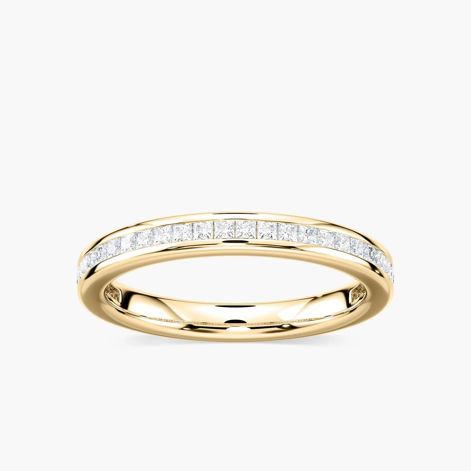 Hazel 1/2 ctw Princess Lab Grown Diamond Channel Set Wedding Band