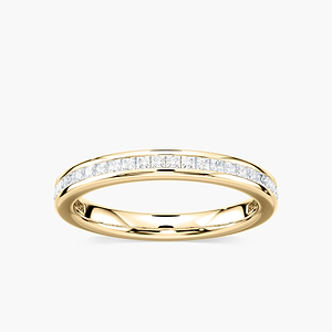 Hazel 1/2 ctw Princess Lab Grown Diamond Channel Set Wedding Band