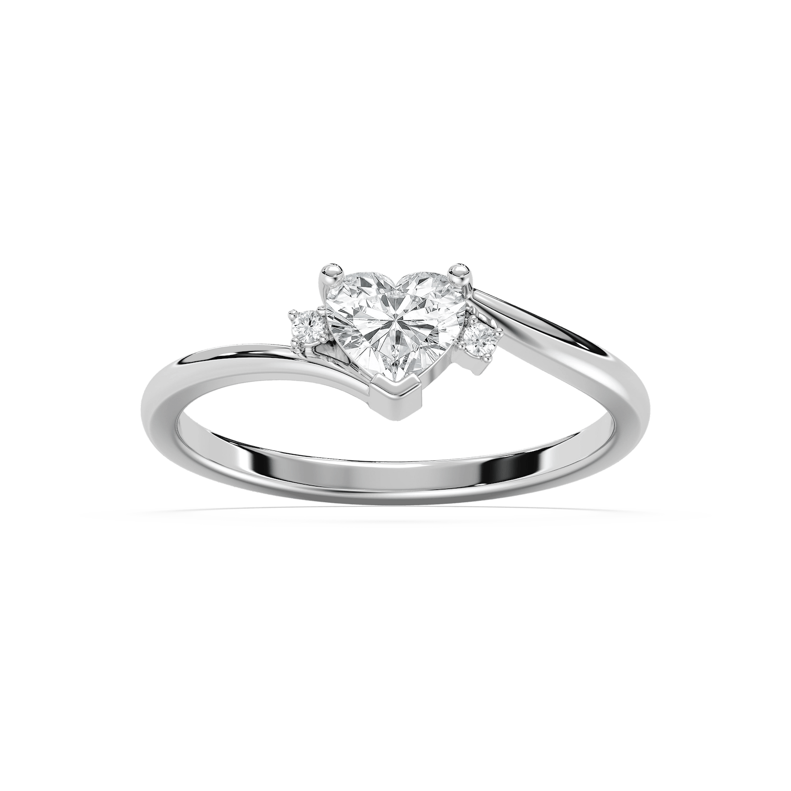 Heart Stack Ring in Rose Gold