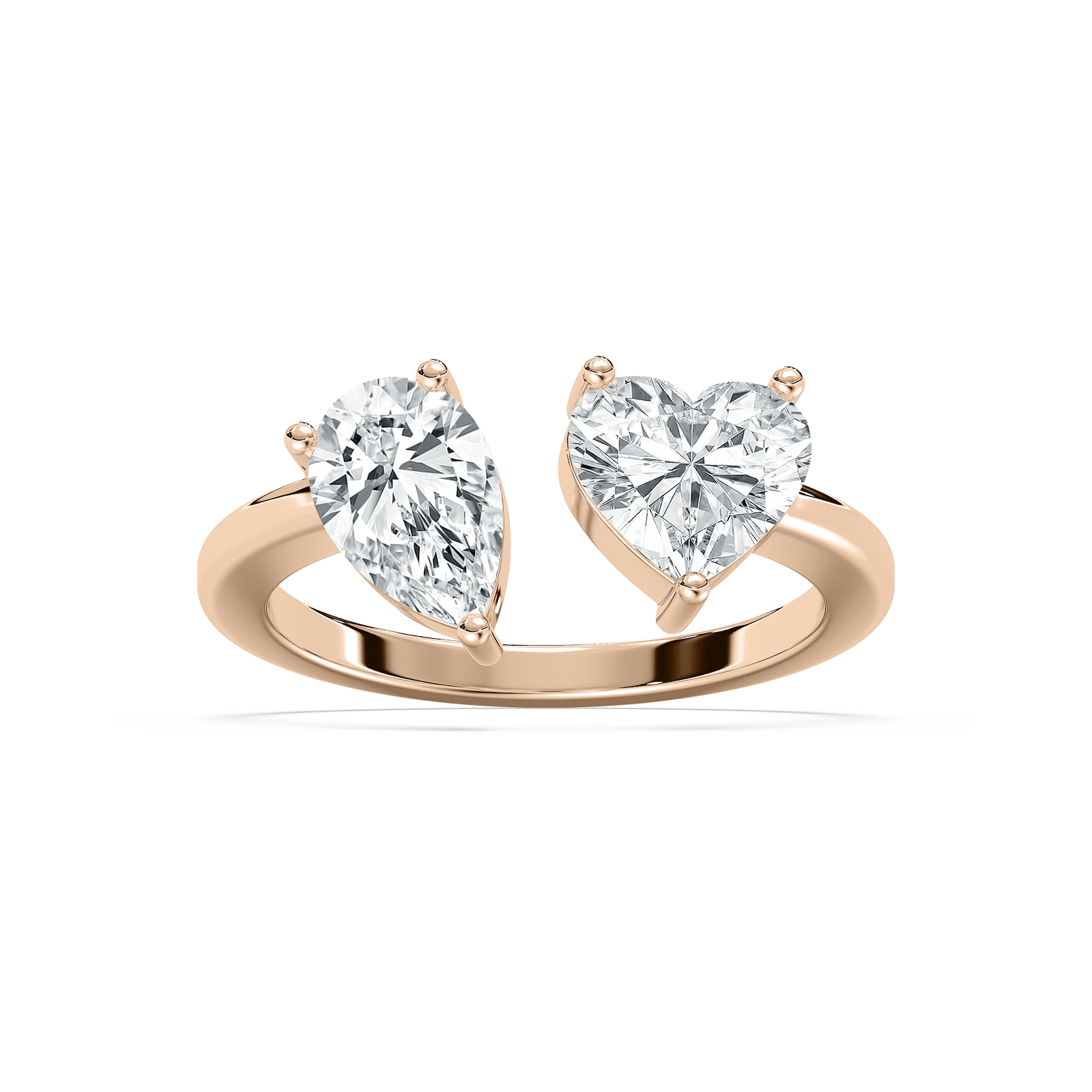 Heart Toi et Moi Ring