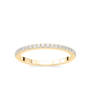 Zoey 1/4 ctw Round Lab Grown Diamond Pave Wedding Band