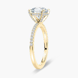 Shop Lab-Grown Diamond Hidden Halo Engagement Rings