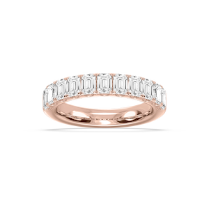 Jennifer Emerald Lab Grown Diamond Eleven Stone Wedding Band