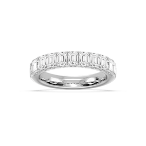 Jennifer Emerald Lab Grown Diamond Eleven Stone Wedding Band