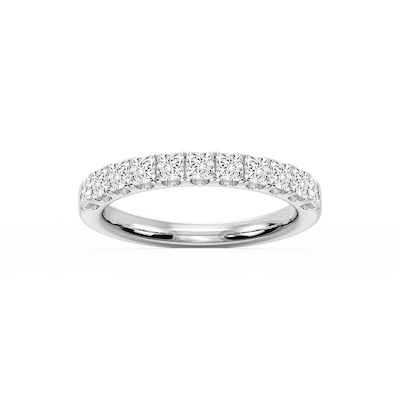 Jennifer Princess Lab Grown Diamond Eleven Stone Anniversary Band