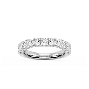 Jennifer Princess Lab Grown Diamond Eleven Stone Anniversary Band