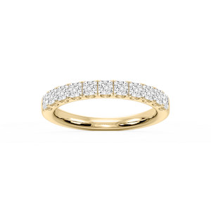 Jennifer Princess Lab Grown Diamond Eleven Stone Anniversary Band