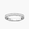 Julie 1/4 ctw Round Lab Grown Diamond Scroll Profile Wedding Band