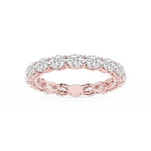 Juliet Oval Lab Grown Diamond East West Shared Prong Eternity Band