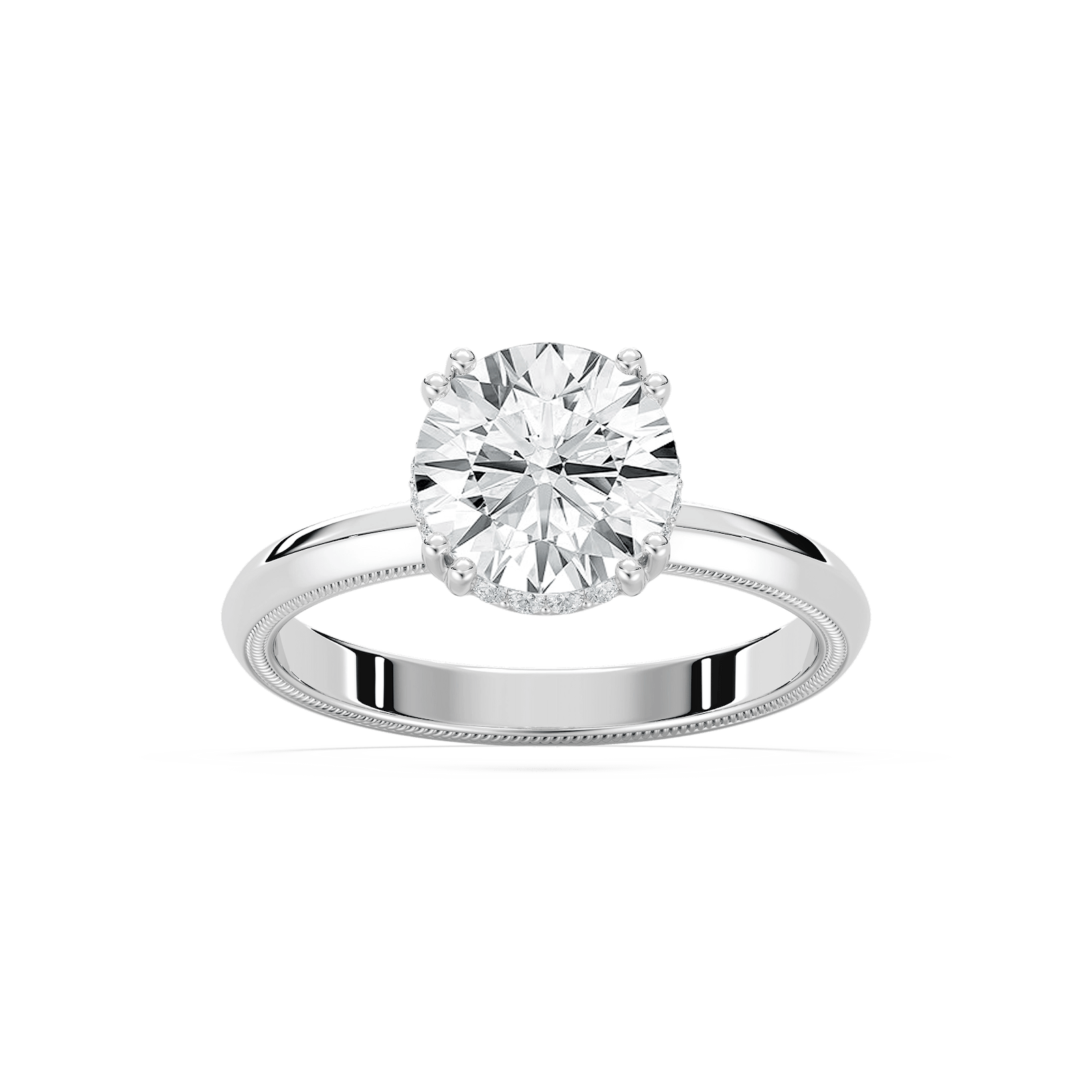 Juno Solitaire Engagement Ring in Rose Gold