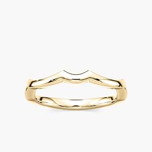 Karina 1.9mm Scalloped Curved Band