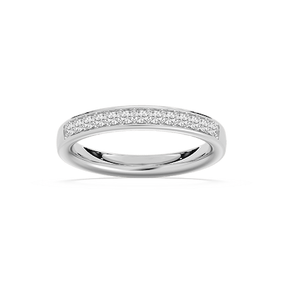 Kenna 1/3 ctw Round Lab Grown Diamond Channel Set Wedding Band