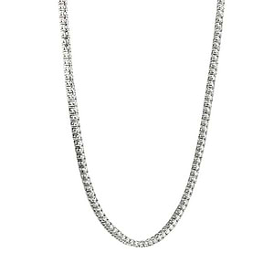 7 ctw Round Lab Grown Diamond Classic Tennis Necklace - 16 or 18 Inches