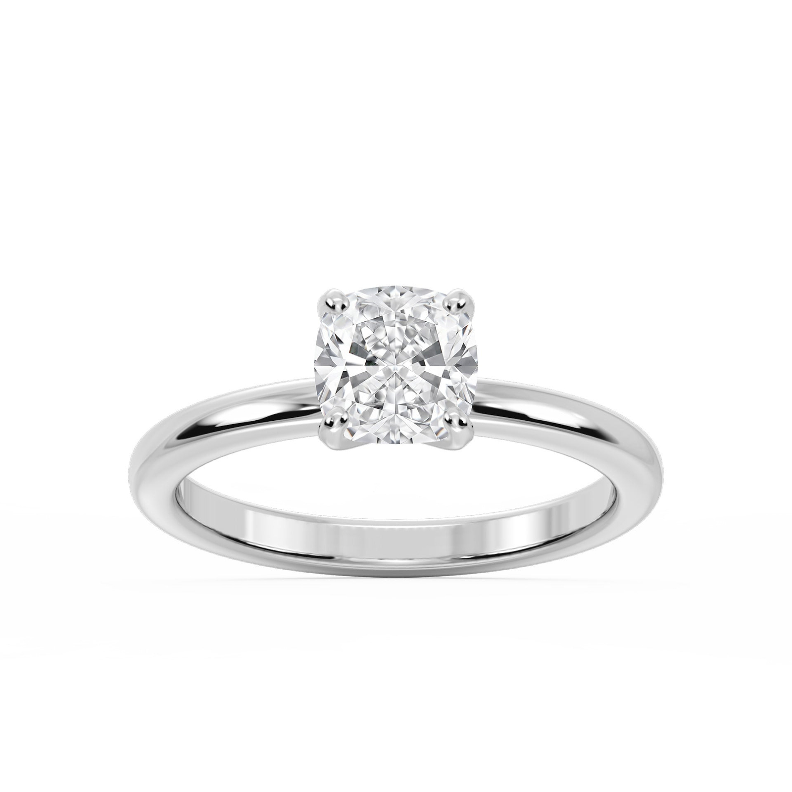Lauren 2 ctw Cushion Lab Grown Diamond Traditional Four Prong Solitaire Engagement Ring
