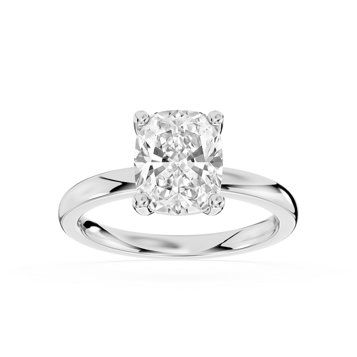 Lauren 2 ctw Elongated Cushion Lab Grown Diamond Traditional Four Prong Solitaire Engagement Ring