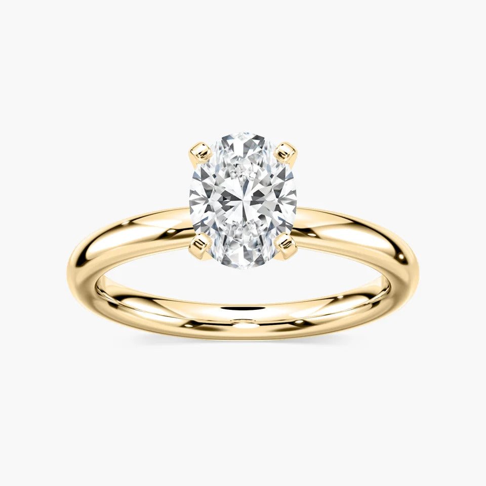 Lauren 2 ctw Oval Lab Grown Diamond Traditional Four Prong Solitaire Engagement Ring