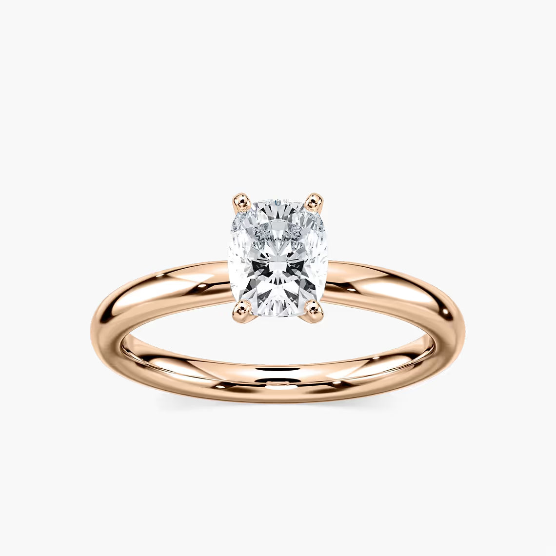 Lauren 7 ctw Elongated Cushion Lab Grown Diamond Traditional Four Prong Solitaire Engagement Ring