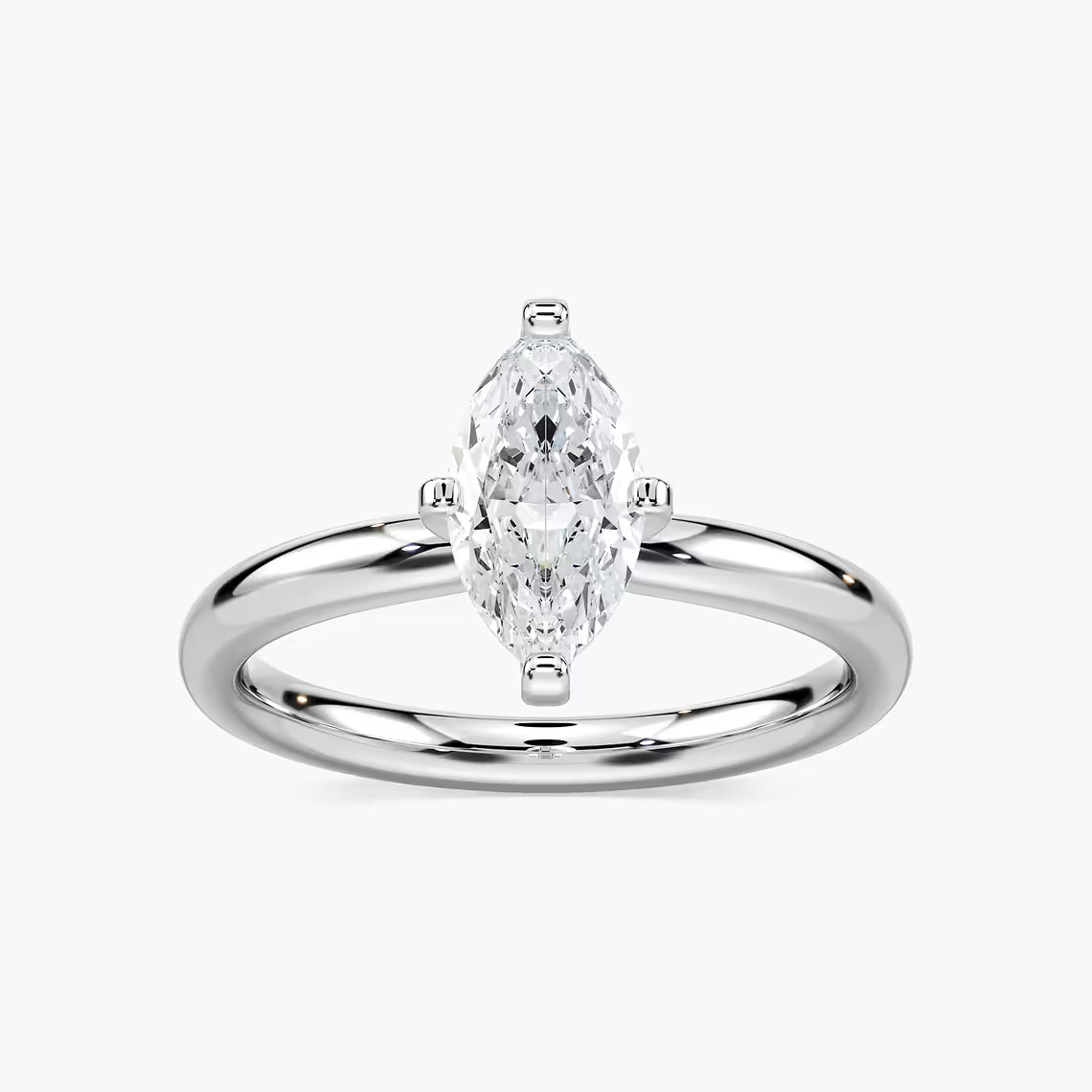 Lauren 7 ctw Marquise Lab Grown Diamond Traditional Four Prong Solitaire Engagement Ring