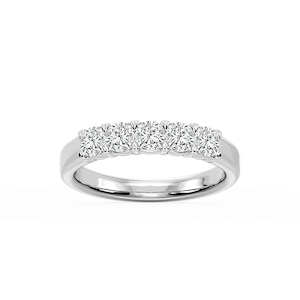 Kate Cushion Lab Grown Diamond 5-Stone V-Prong Anniversary Band