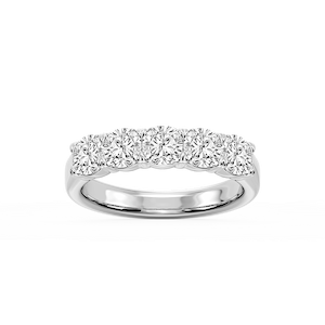 Kate Cushion Lab Grown Diamond 5-Stone V-Prong Anniversary Band