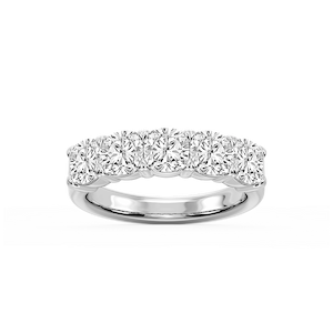 Kate Cushion Lab Grown Diamond 5-Stone V-Prong Anniversary Band