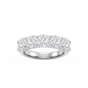 Kate Cushion Lab Grown Diamond 5-Stone V-Prong Anniversary Band