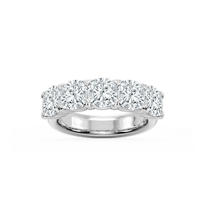 Kate Cushion Lab Grown Diamond 5-Stone V-Prong Anniversary Band