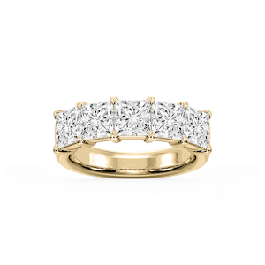 Kate Princess Lab Grown Diamond 5-Stone V-Prong Anniversary Band