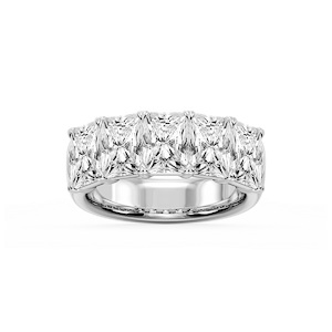 Kate Radiant Lab Grown Diamond 5-Stone V-Prong Anniversary Band