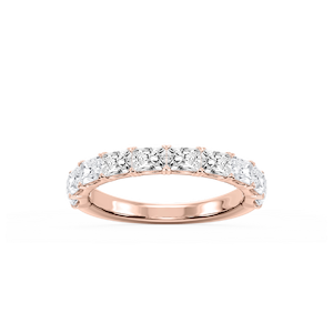 Mae Radiant Lab Grown Diamond East West V-Prong Anniversary Band
