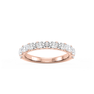 Mae Radiant Lab Grown Diamond East West V-Prong Anniversary Band