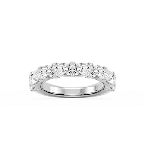 Mae Radiant Lab Grown Diamond East West V-Prong Anniversary Band