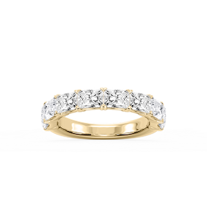 Mae Radiant Lab Grown Diamond East West V-Prong Anniversary Band