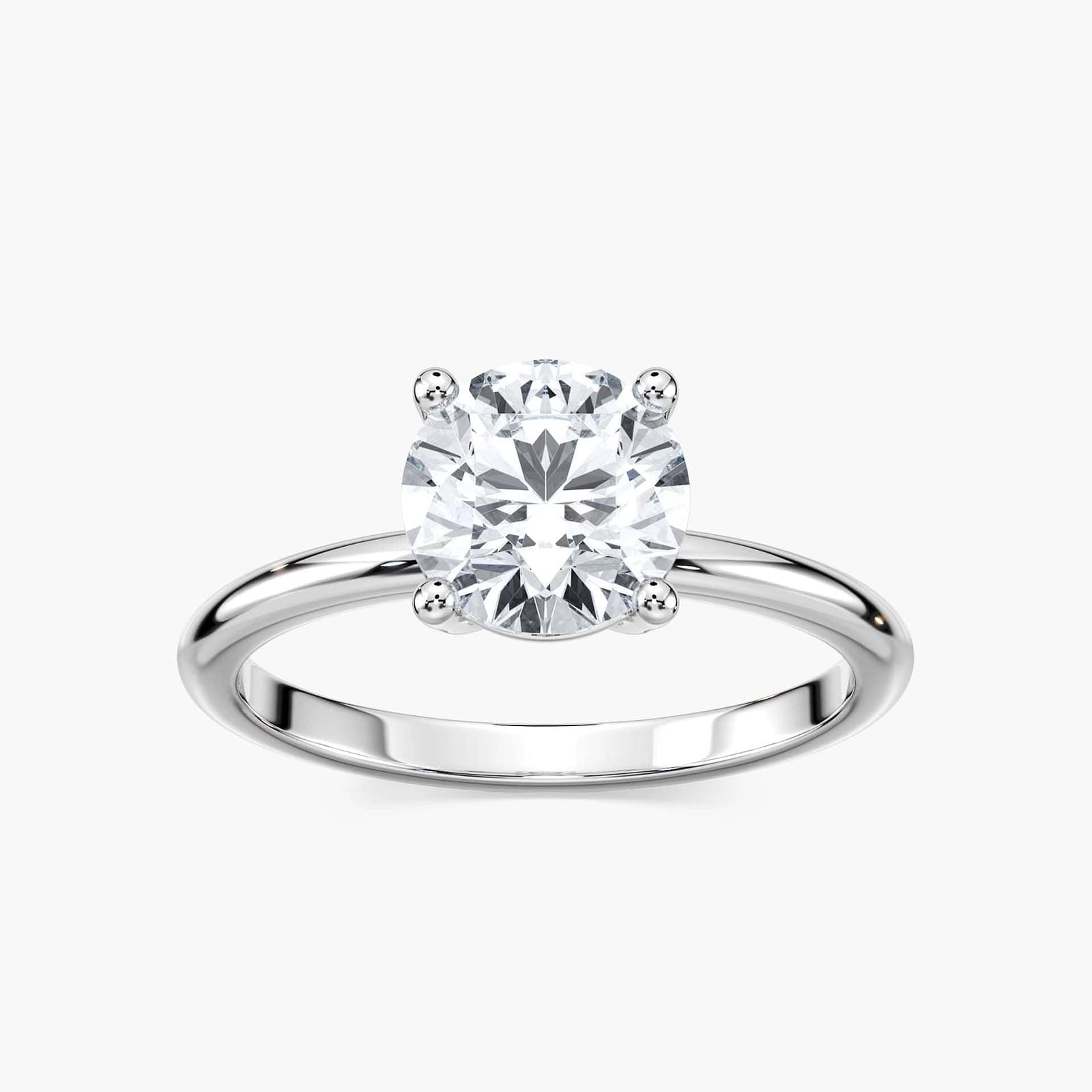 Maggie Lab Grown Diamond Claw Prong Solitaire Engagement Ring