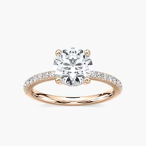 Margot Lab Grown Diamond Hidden Halo Engagement Ring