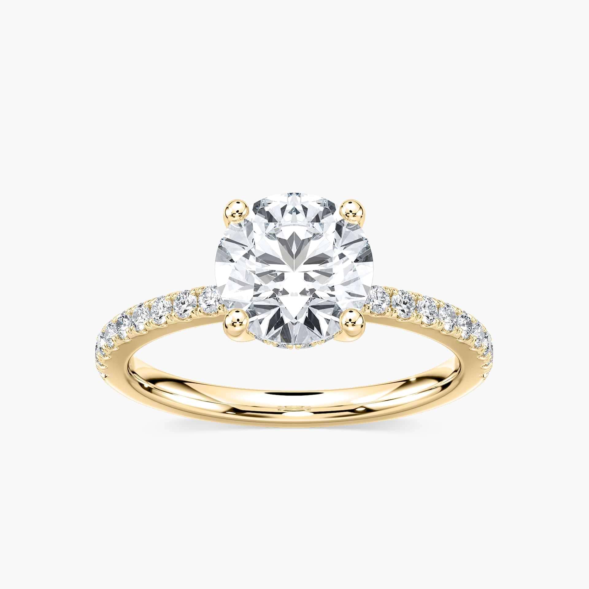 Margot Lab Grown Diamond Hidden Halo Engagement Ring