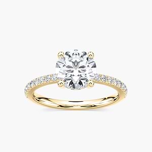 Margot Lab Grown Diamond Hidden Halo Engagement Ring