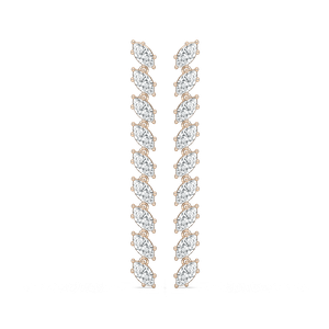 2 ⅛ ctw Marquise Lab Grown Diamond Drop Earrings