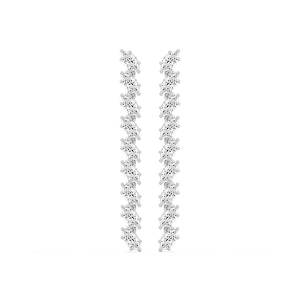 1/8 ctw Marquise Lab Grown Diamond Drop Earrings