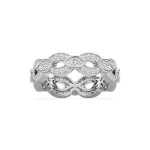 Marquise Lab Grown Diamond Infinity Band