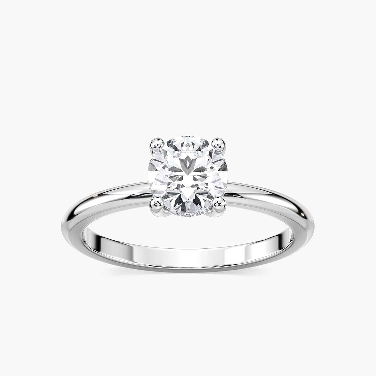 Millie Lab Grown Diamond Hidden Halo Engagement Ring