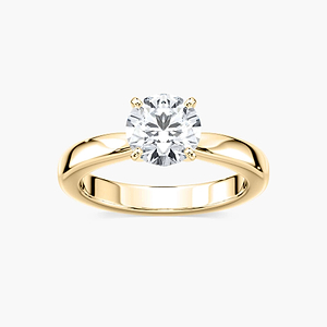 Riley Lab Grown Diamond Tapered Solitaire Engagement Ring