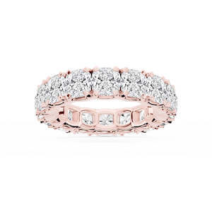 Morgan Cushion Lab Grown Diamond Classic Four Prong Eternity Band