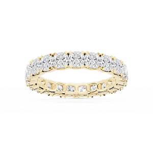 Morgan Cushion Lab Grown Diamond Classic Four Prong Eternity Band