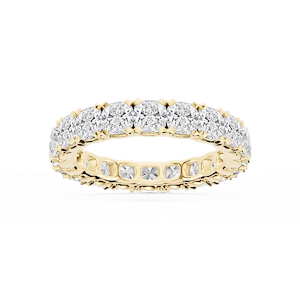 Morgan Cushion Lab Grown Diamond Classic Four Prong Eternity Band